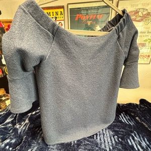 Deep Navy Banana Republic Off The Shoulder, Worn Once